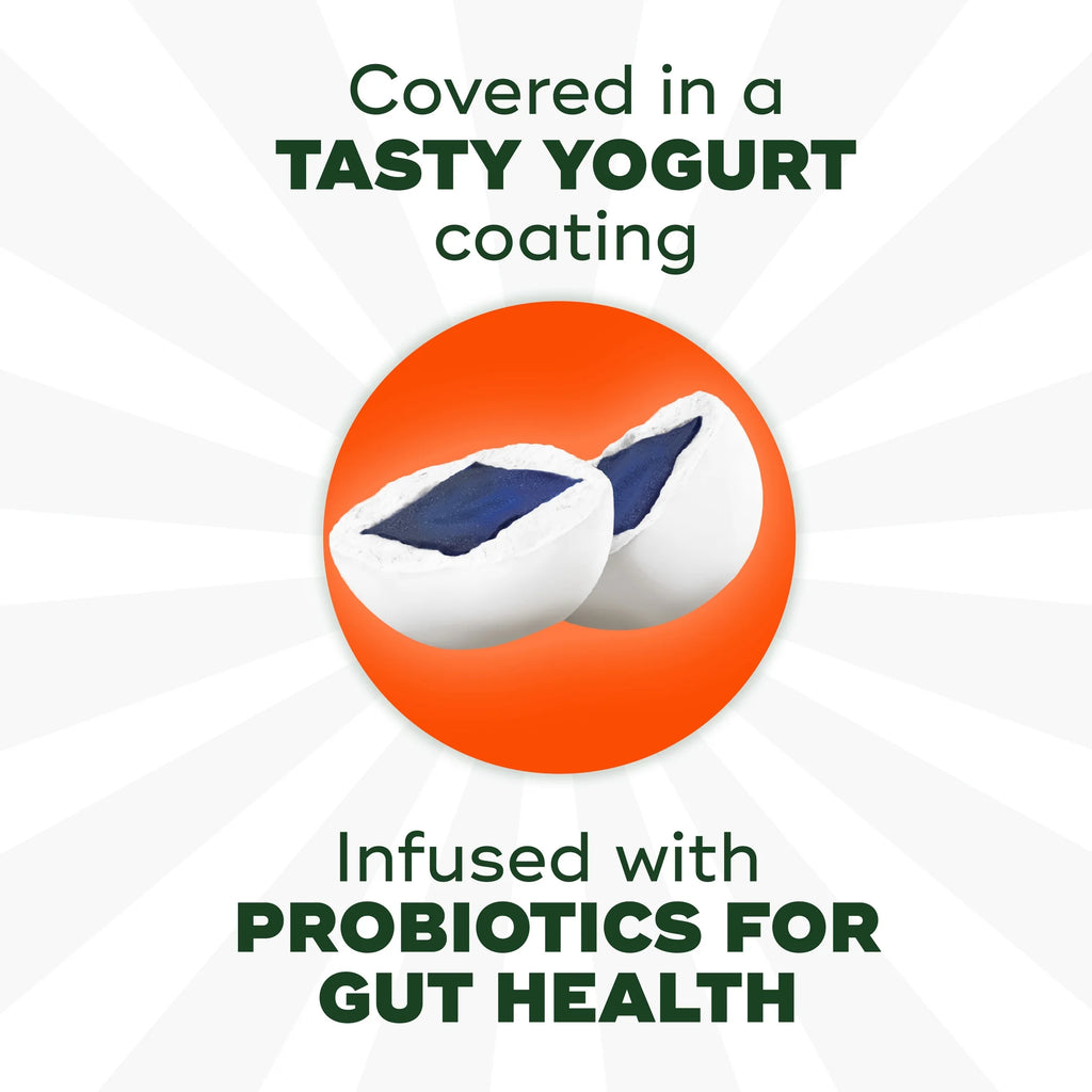 Probiotic Yogurt Coated Fruit Bites, Probiotic Supplement for Daily Gut Health, 21 Count