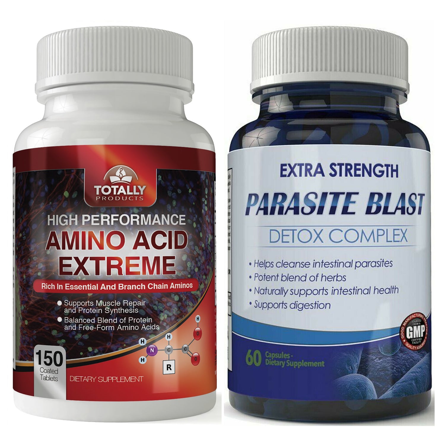 Amino Acid Muscle Growth Capsules Parasite Blast Digestive Support Supplements