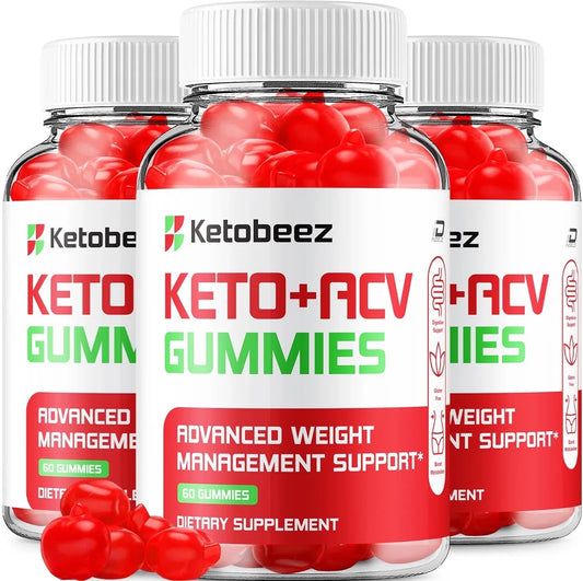 (3 Pack)  ACV Gummies -  Apple Cider Vinegar Gummy Supplement for Energy -  Keto Gummies Dietary Supplement (180 Gummies)