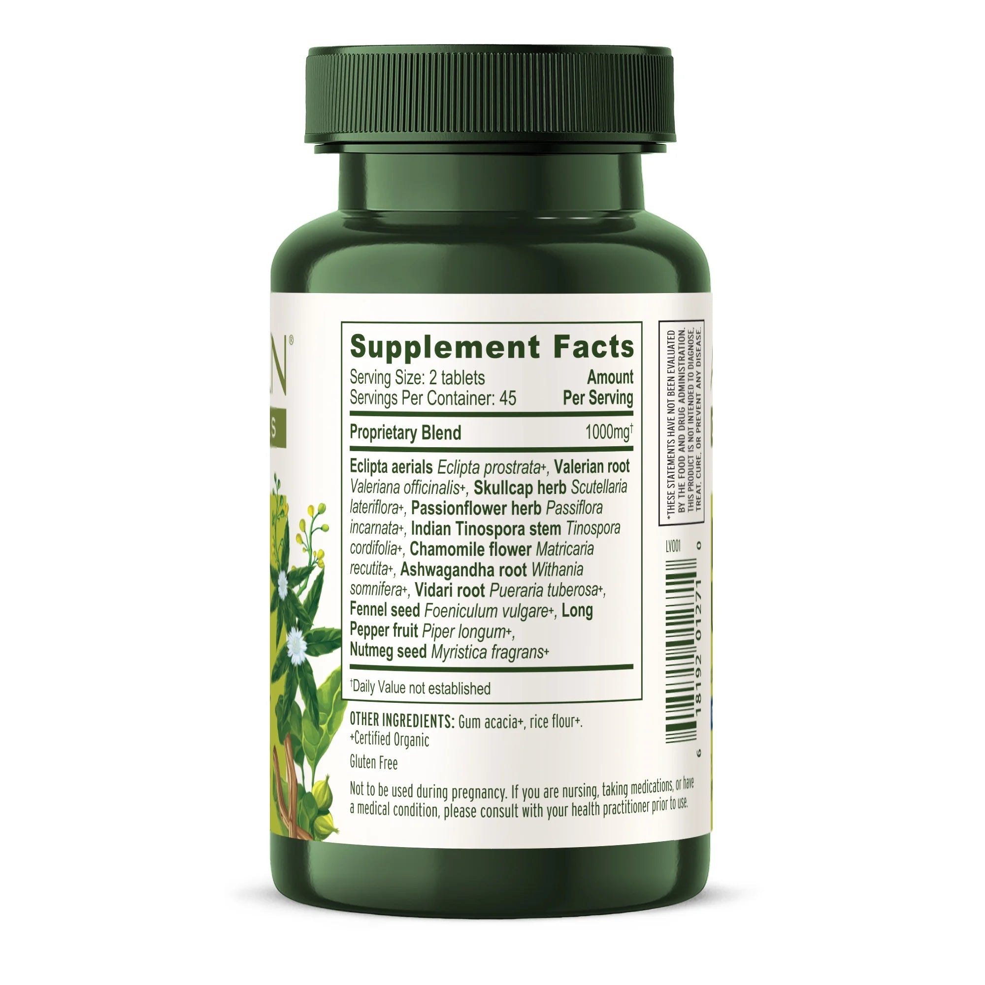 I Sleep Soundly – Organic Herbal Sleep Supplement with Ashwagandha & Chamomile – 90 Tablets – Non-Gmo Sustainably Sourced Vegan