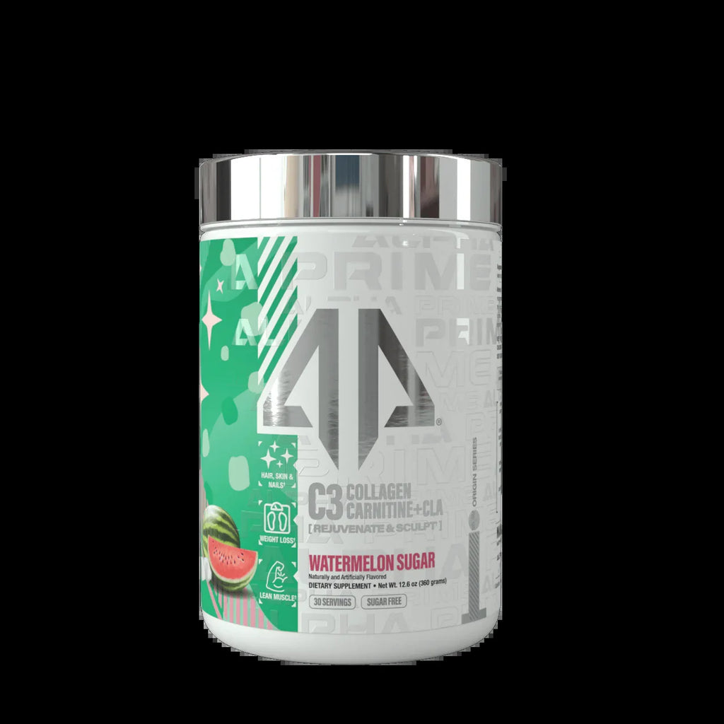 C3 Collagen Carnitine + CLA Rejuvenation Complex Powder for Hair, Skin & Nails, Watermelon Sugar (30 Servings)