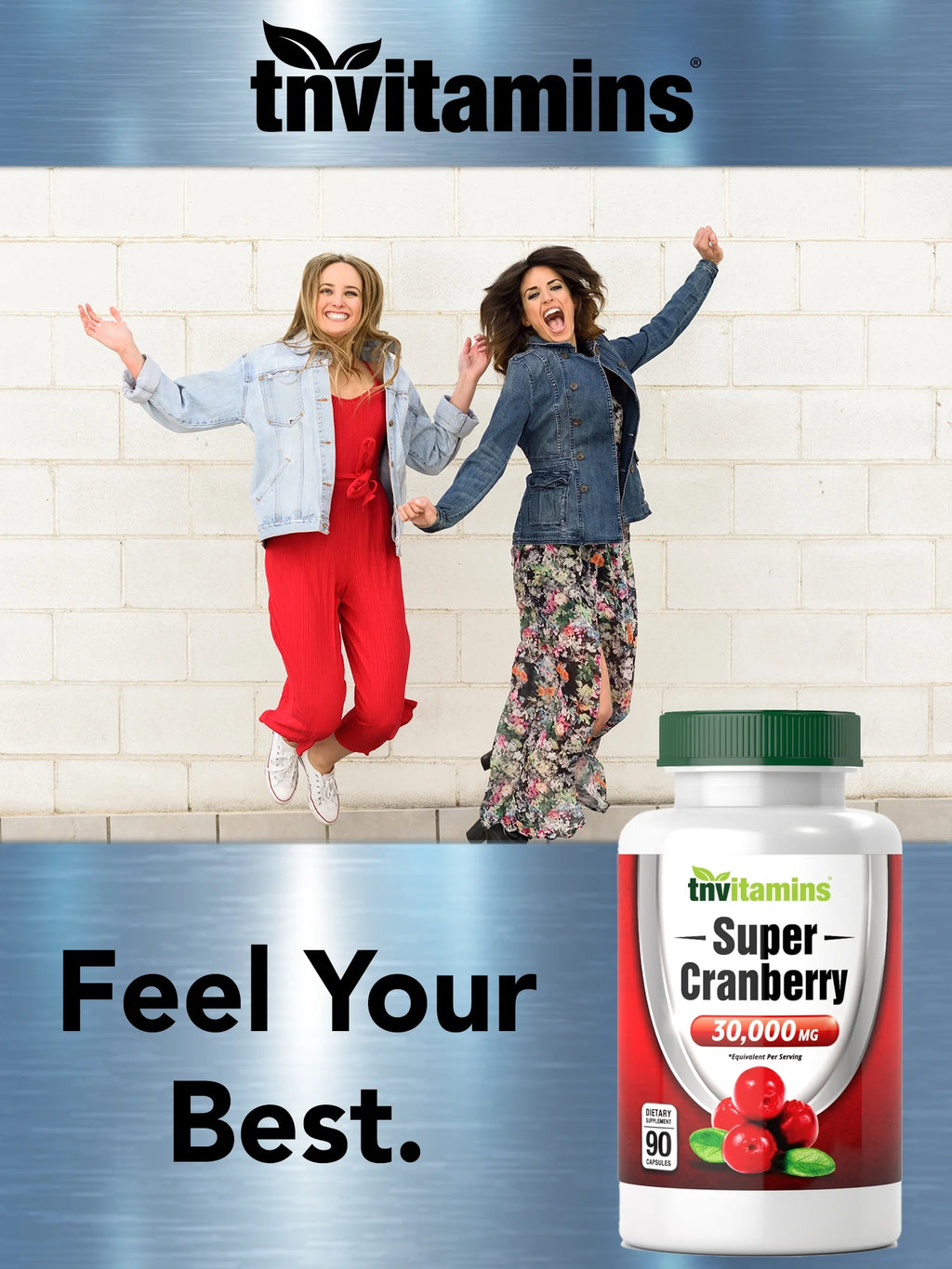 Cranberry Pills for Women & Men (30,000 MG X 90 Capsules) | Supports Urinary Tract Health
