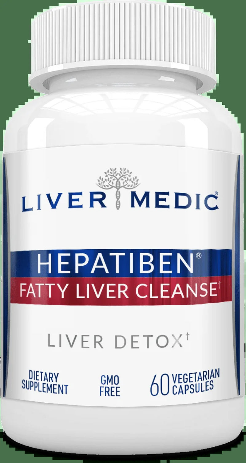Hepatiben Liver Detox, Non-Gmo for Regeneration W/Digestive Repair. (60 Veggie Caps)