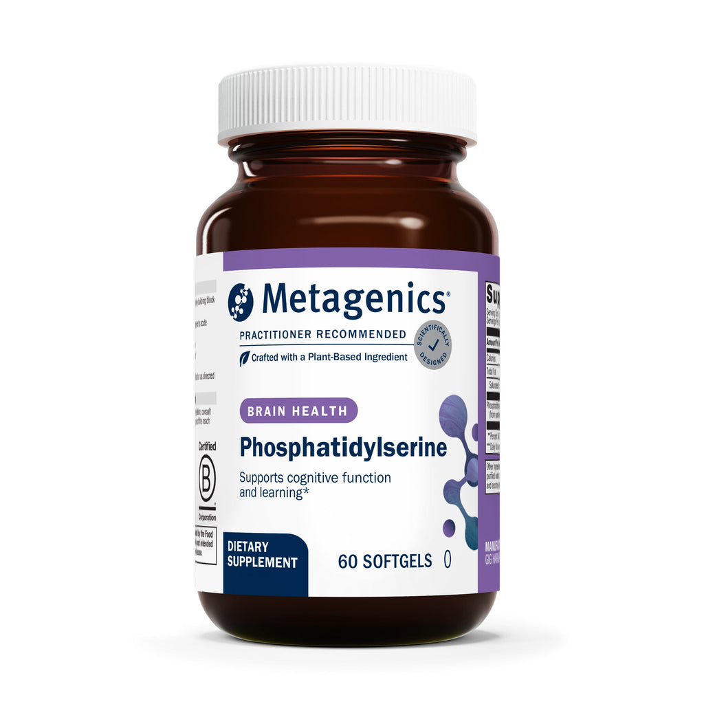 Phosphatidylserine - Brain Support Supplement* - for Focus & Learning - Non-Gmo & Gluten-Free - 60 Softgels