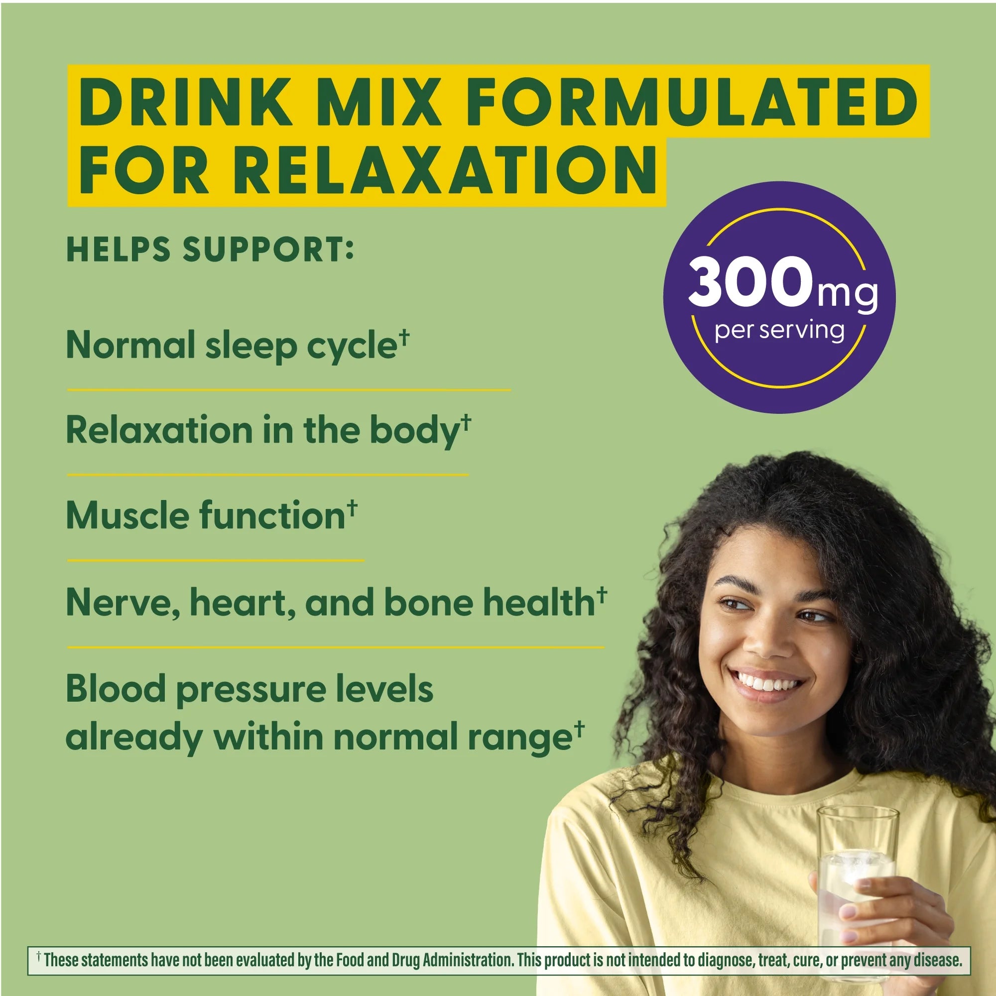 Relax + Calm Magnesium Powder - Drink Mix - Blackberry Hibiscus - 50 Servings
