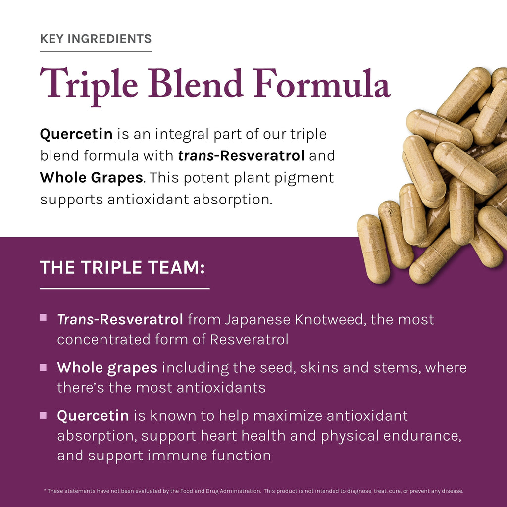 , Resveratrol 1000 Mg, Antioxidant Supplement for Heart and Immune Health, Supports Healthy Aging, Paleo, Keto, 60 Capsules