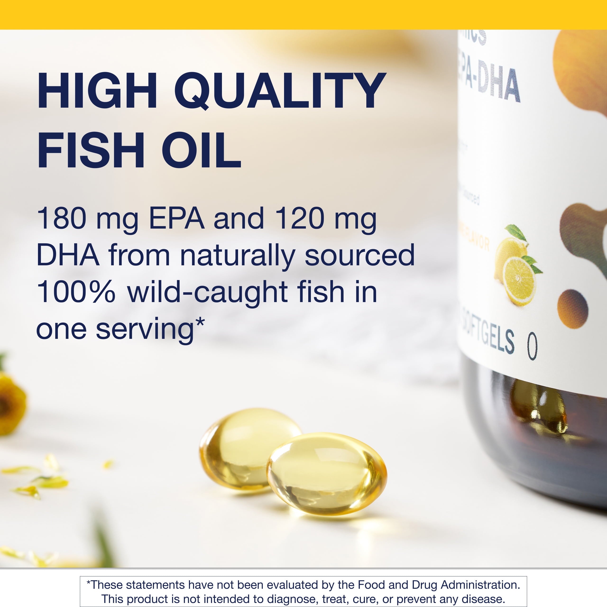 Omegagenics EPA-DHA 300Mg - Daily Omega 3 Fish Oil Supplement to Support Cardiovascular, Musculoskeletal and Immune System Health - 270 Softgels