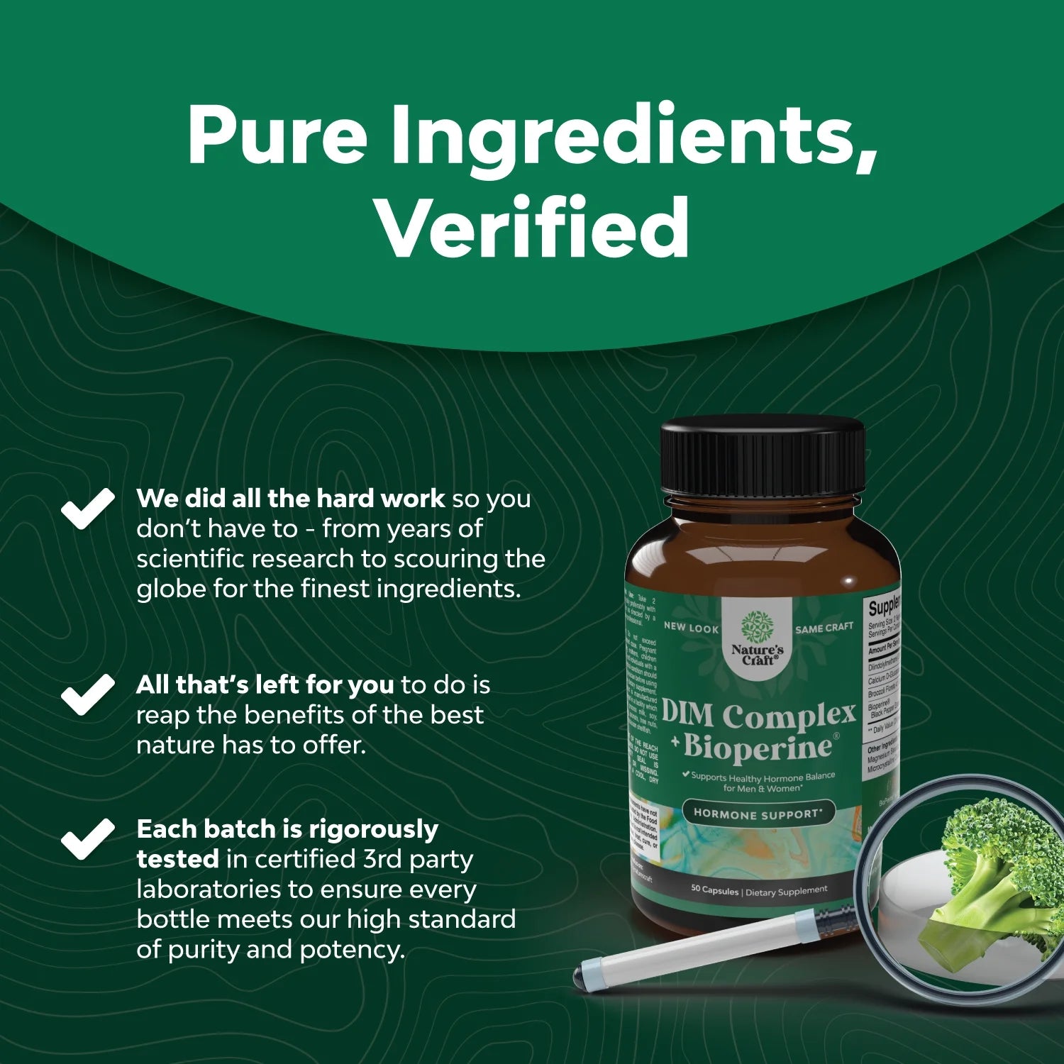 Extra Strength Diindolylmethane Dim Supplement - 300Mg per Serving DIM Hormone Balance for Women and Men - Balancing Estrogen Supplement for Women and Men for Menopause and Metabolism Support