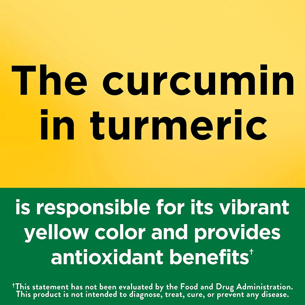 Turmeric Curcumin, Provides Antioxidant Benefits, Standardized Extract 60 Capsules-3 Pack